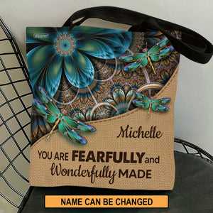 You Are Fearfully And Wonderfully Made - Awesome Personalized Tote Bag NUH271