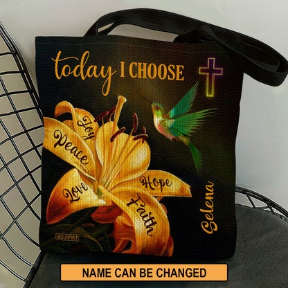 Today I Choose Joy - Adorable Personalized Tote Bag H15