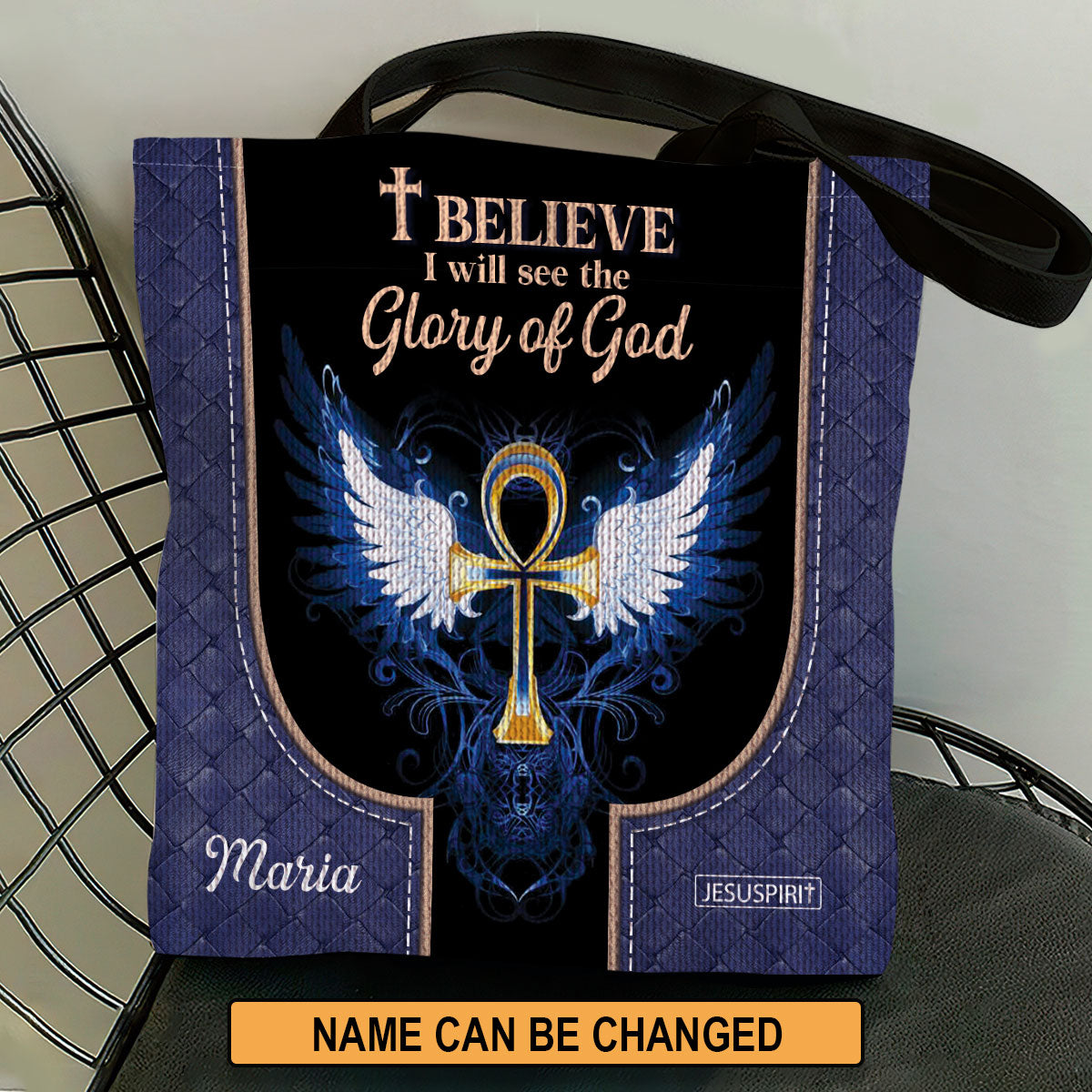 Awesome Personalized Tote Bag - I Believe I Will See The Glory Of God NUH446