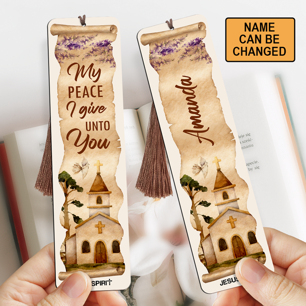 Let Me Read in Peace Wooden Bookmark – Hello Lovely Box