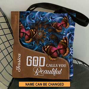 God Calls You Beautiful - Beautiful Personalized Tote Bag NUH273