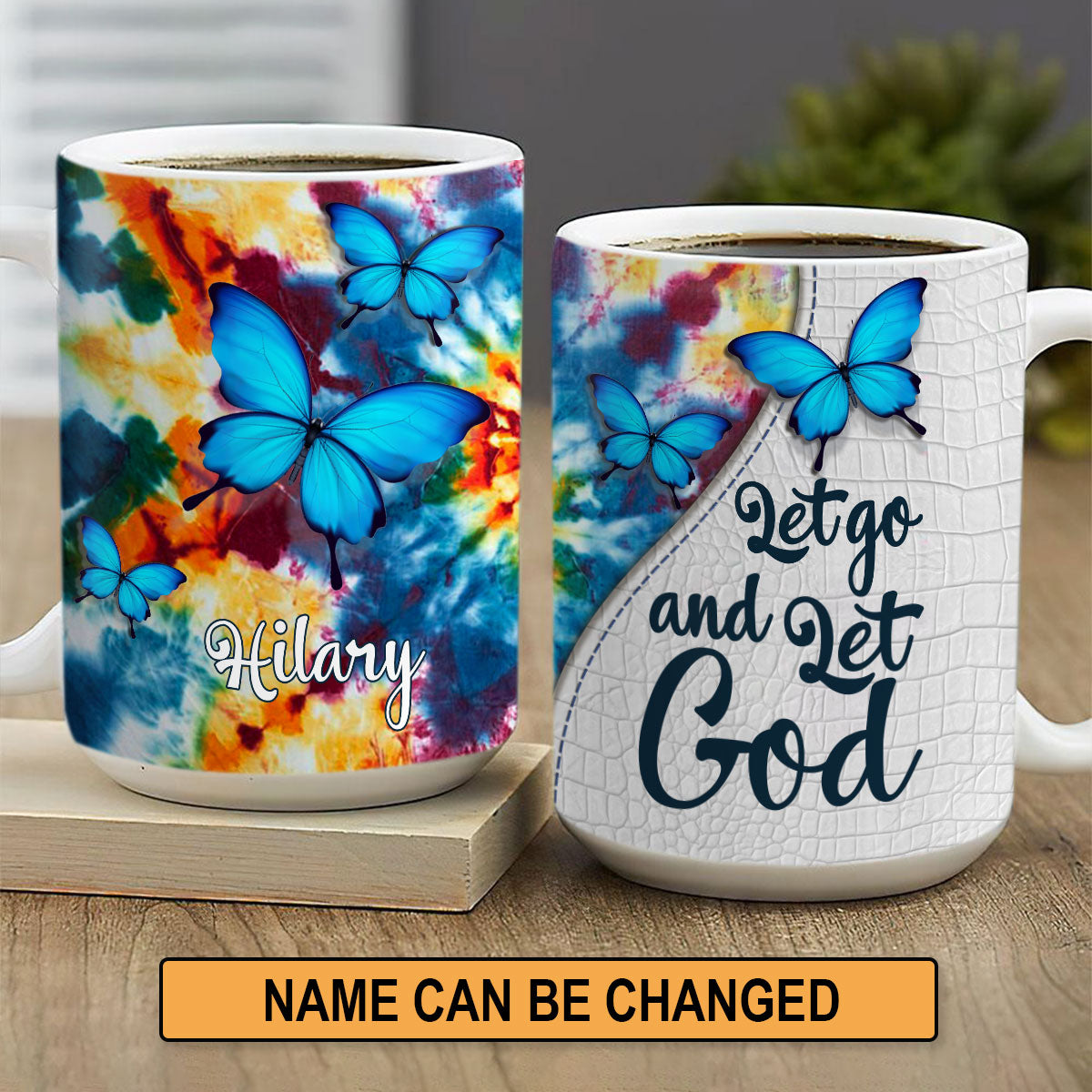 Let Go And Let God - Pretty Personalized White Ceramic Mug H11