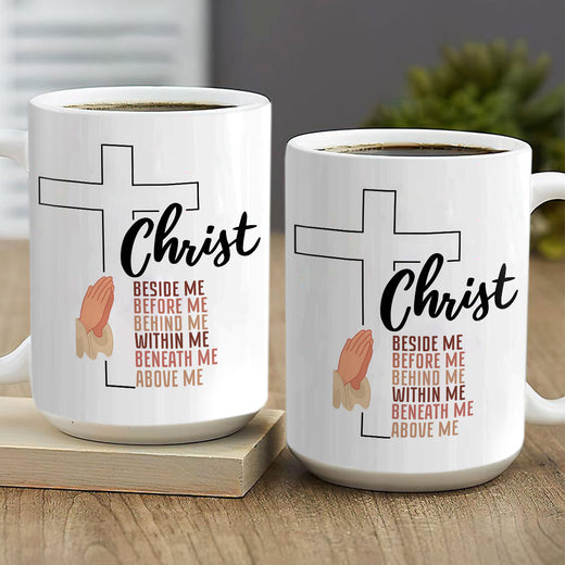 Christ, Beside Me - Special Cross Ceramic Mug N07