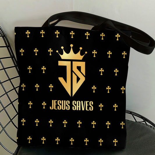 Unique Christian Tote Bag - Jesus Saves NM129