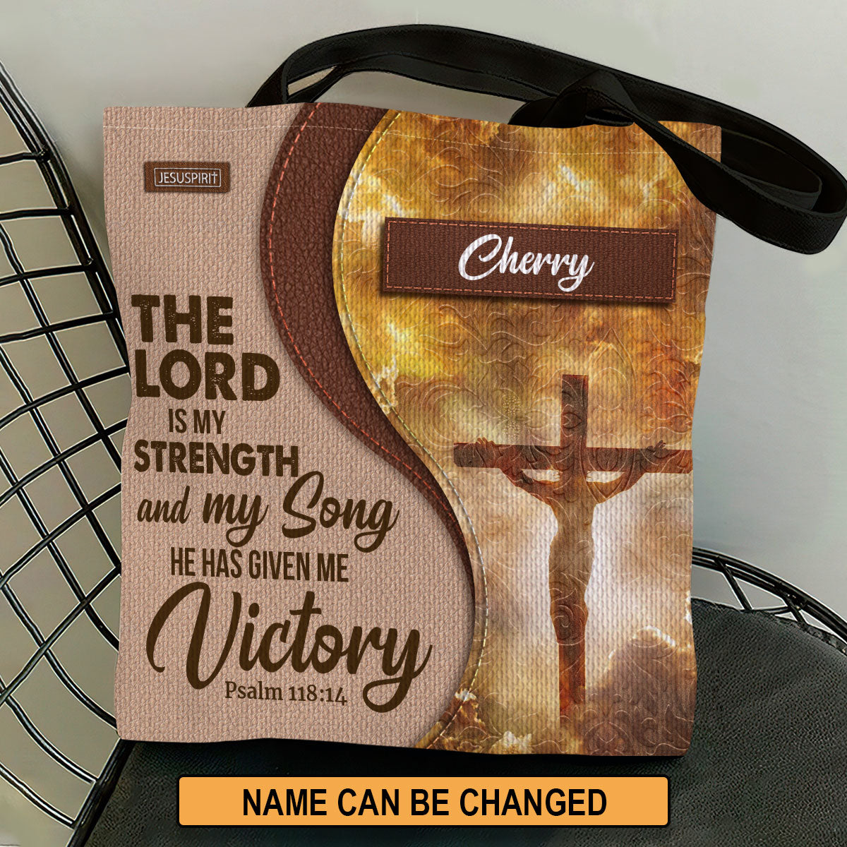 Must-Have Personalized Tote Bag - The Lord Is My Strength And My Song NUH318