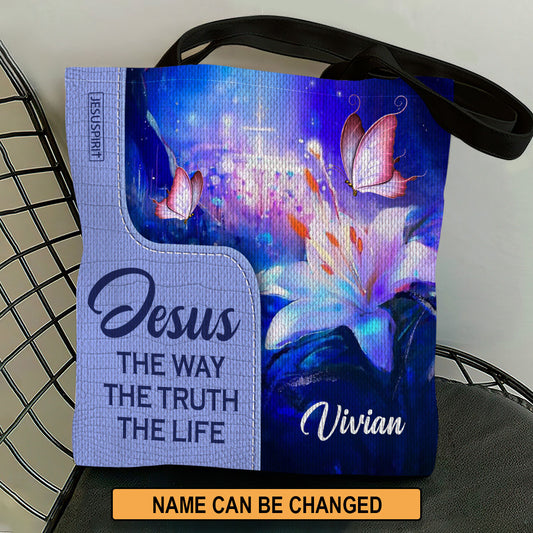 Awesome Personalized Tote Bag - Jesus The Way The Truth The Life H13