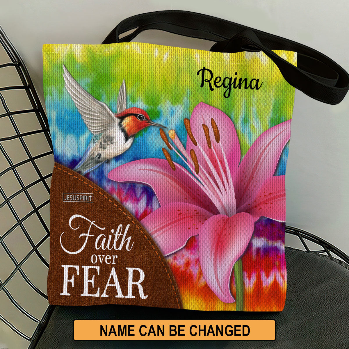 Faith Over Fear - Stunning Personalized Tote Bag H09