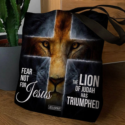 Fear Not For Jesus - Meaningful Christian Tote Bag H02