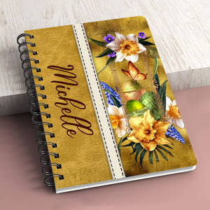 I Will Advise You And Watch Over You - Pretty Personalized Spiral Journal NUHN383