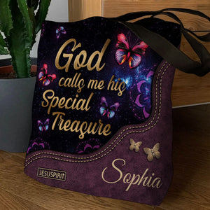 God Calls You His Special Treasure - Pretty Personalized Tote Bag AHN234