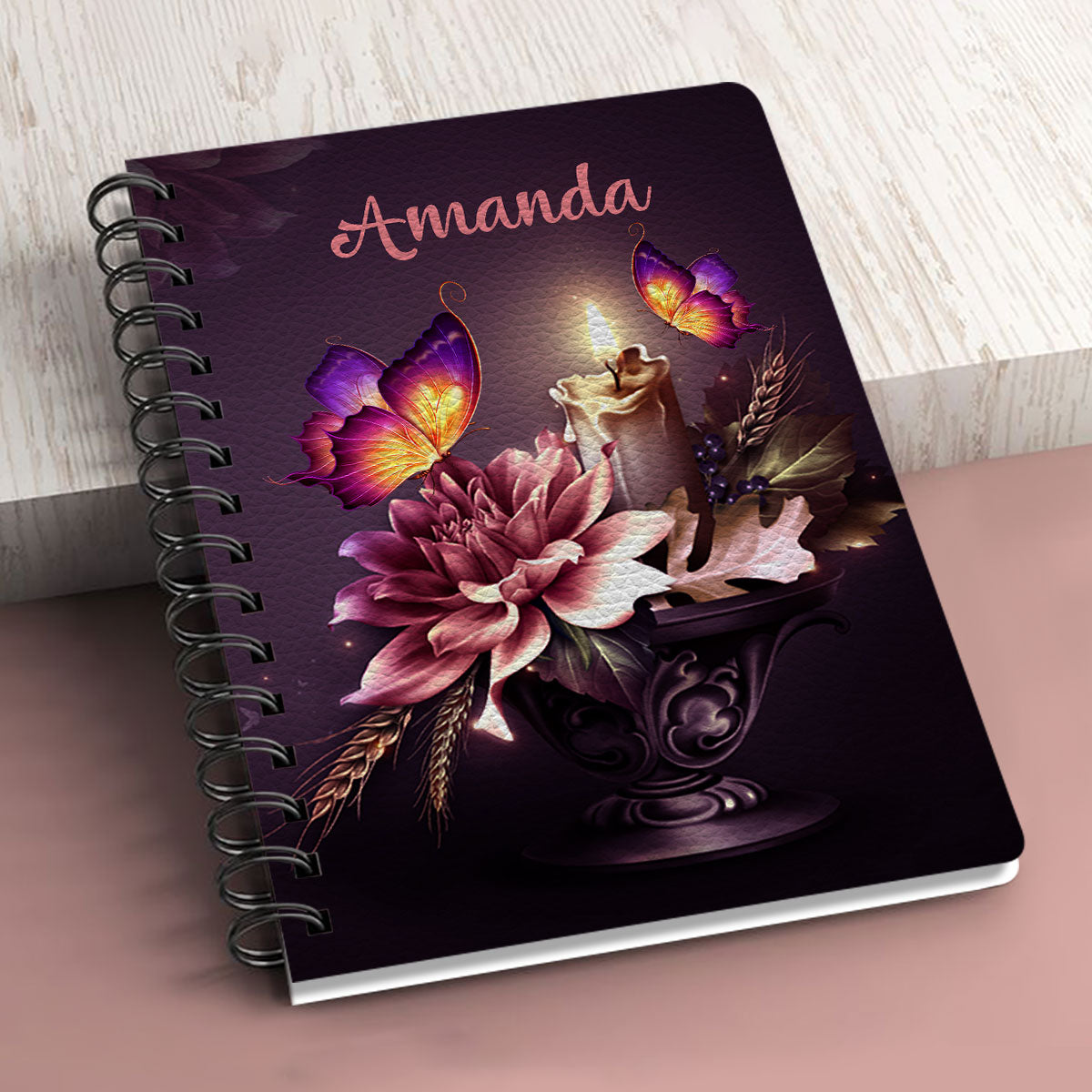 I Will Not Fear - Awesome Personalized Spiral Journal H12