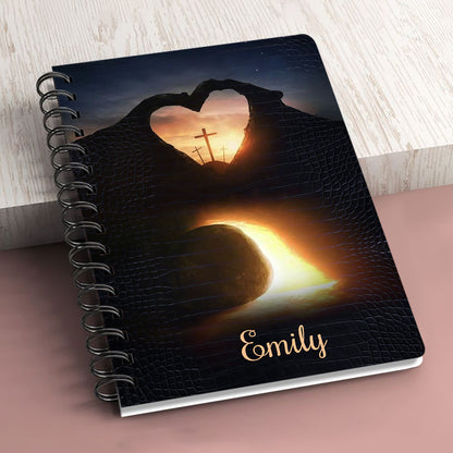 I Am The Light Of The World - Personalized Spiral Journal NUH450