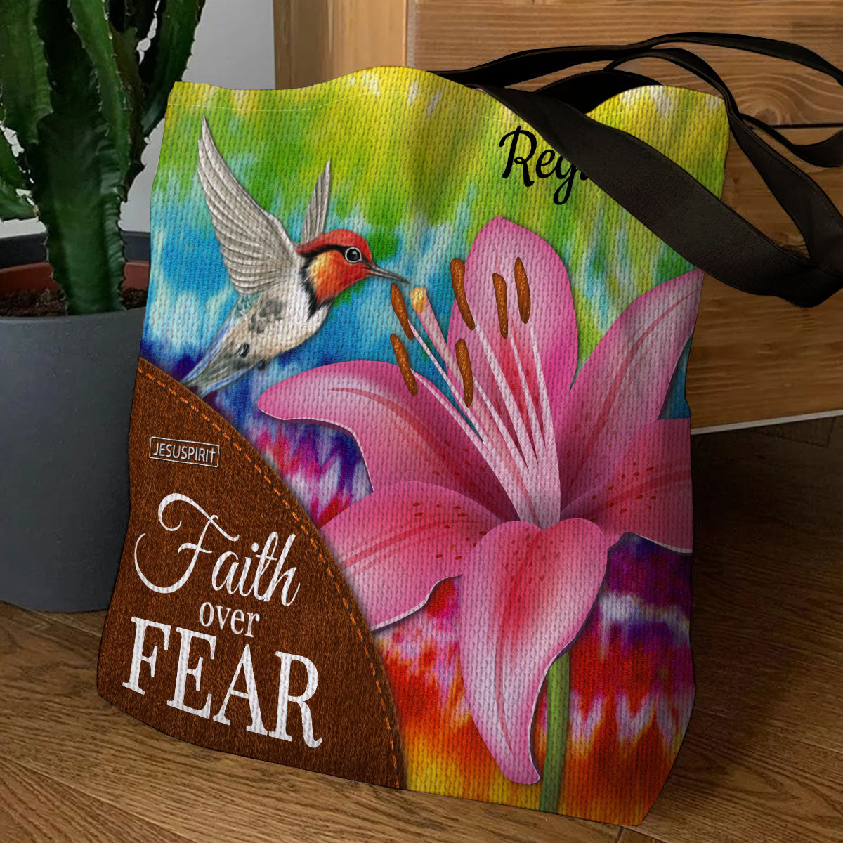 Faith Over Fear - Stunning Personalized Tote Bag H09