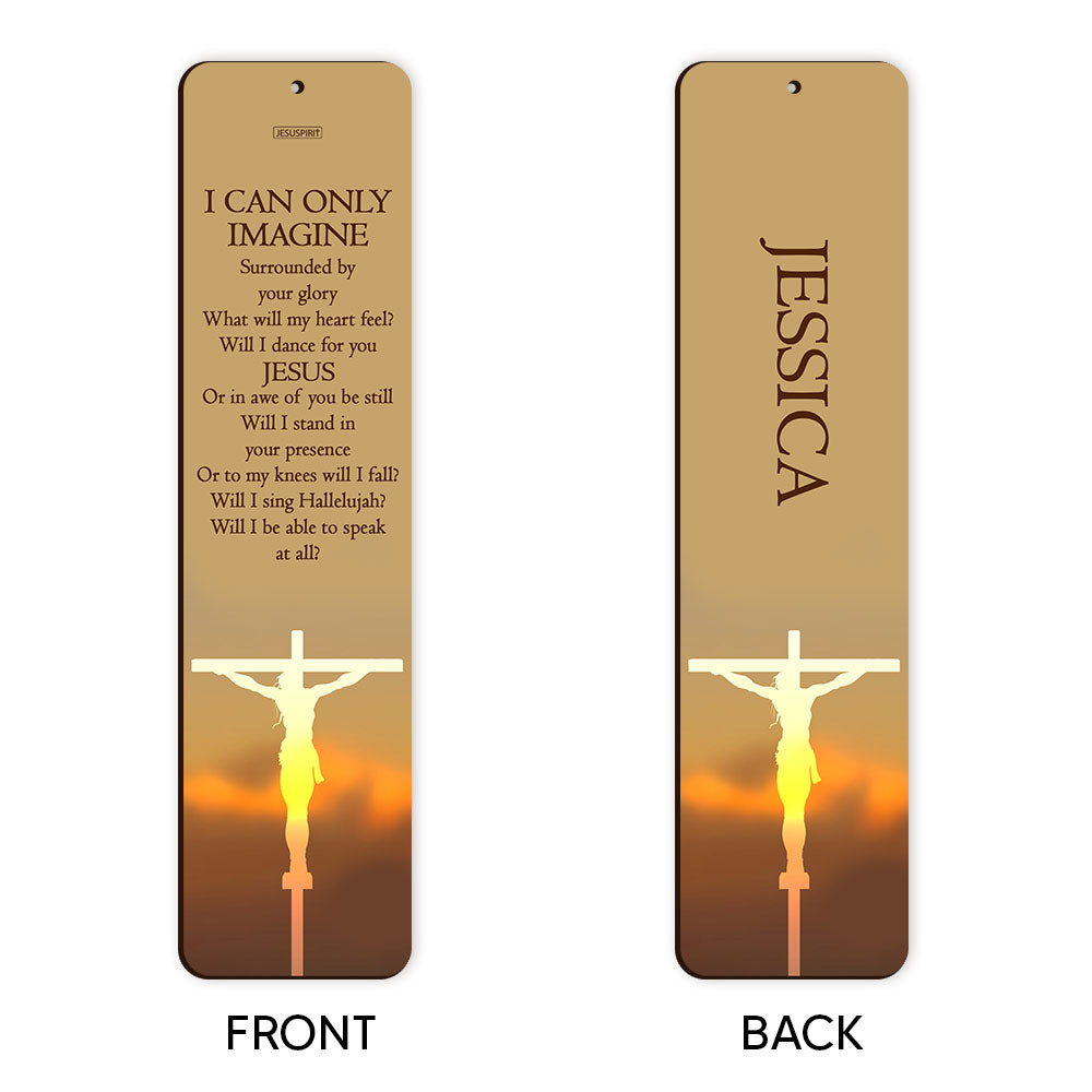 Unique Personalized Wooden Bookmarks - I Can Only Imagine MH01