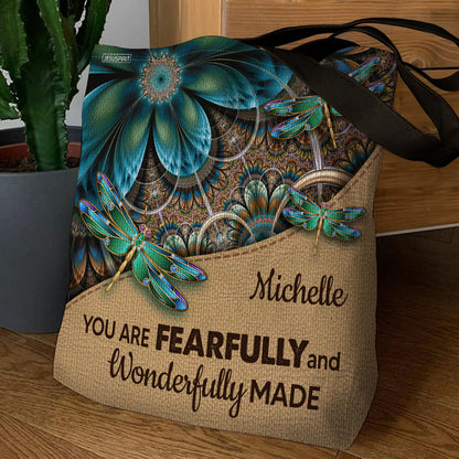 You Are Fearfully And Wonderfully Made - Awesome Personalized Tote Bag NUH271