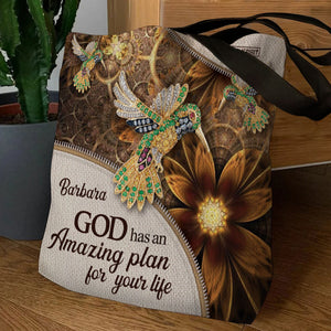 God Has An Amazing Plan For Your Life - Awesome Personalized Tote Bag NUH276