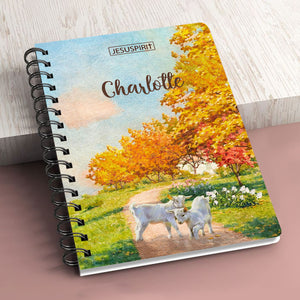 Lovely Personalized Spiral Journal - I Just Want To Thank God For The Gift Of Life NUHN380