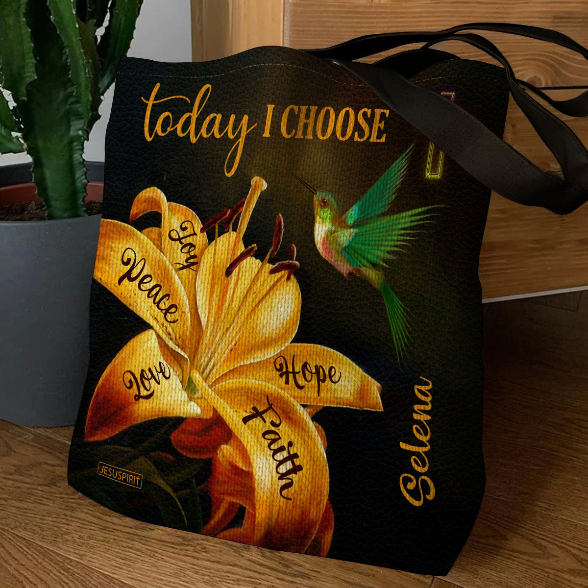 Today I Choose Joy - Adorable Personalized Tote Bag H15