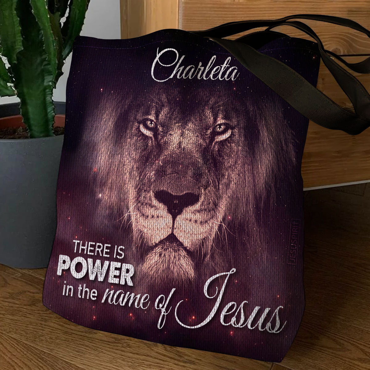 Unique Personalized Tote Bag - There Is Power In The Name Of Jesus H01