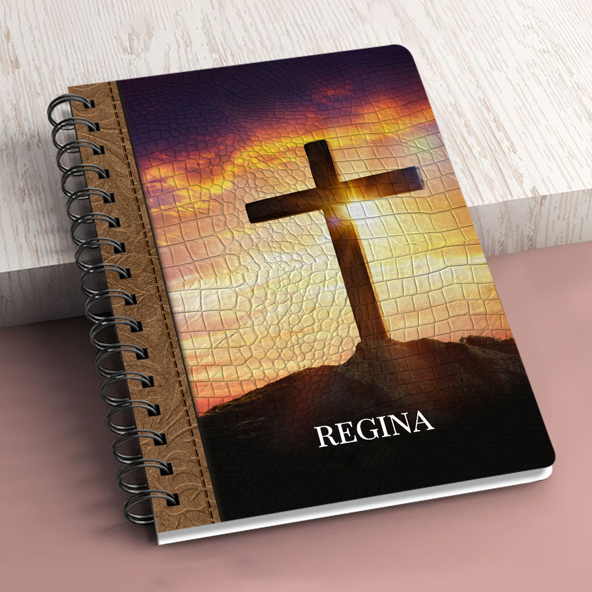 Rise Up And Pray - Beautiful Personalized Spiral Journal H10