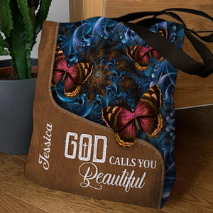 God Calls You Beautiful - Beautiful Personalized Tote Bag NUH273
