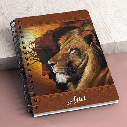 There Is Power In The Name Of Jesus - Awesome Personalized Spiral Journal H16