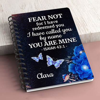 Lovely Personalized Spiral Journal - I Have Called You By Name H05