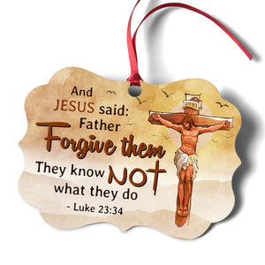 Jesus's Last Words On The Cross Aluminium Ornament NUHN166