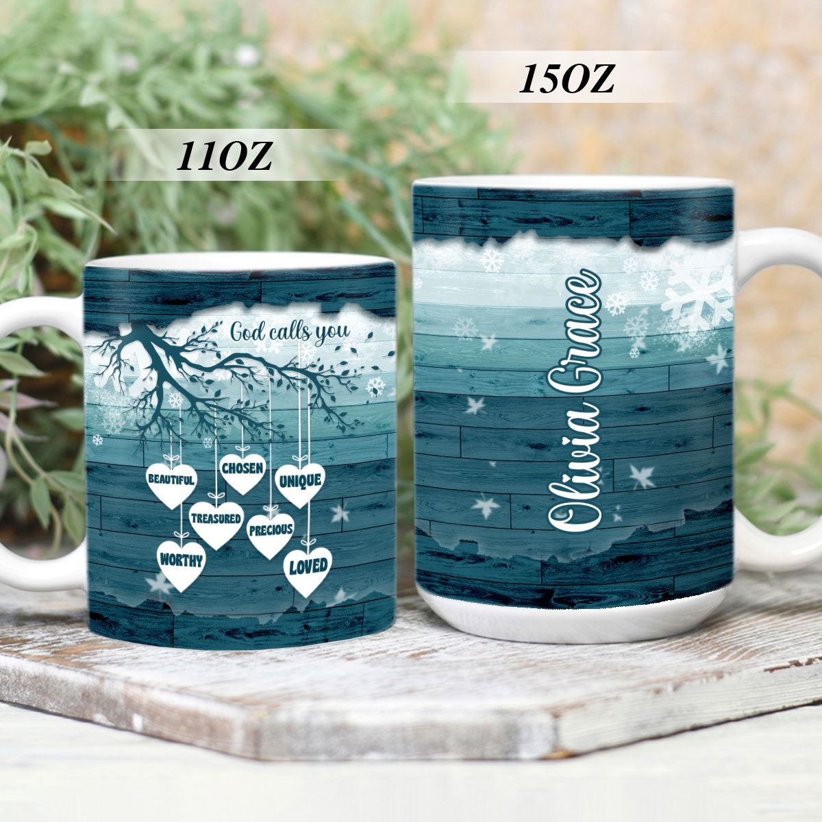 Special Christian White Ceramic Mug - God Calls You Chosen NUHN186