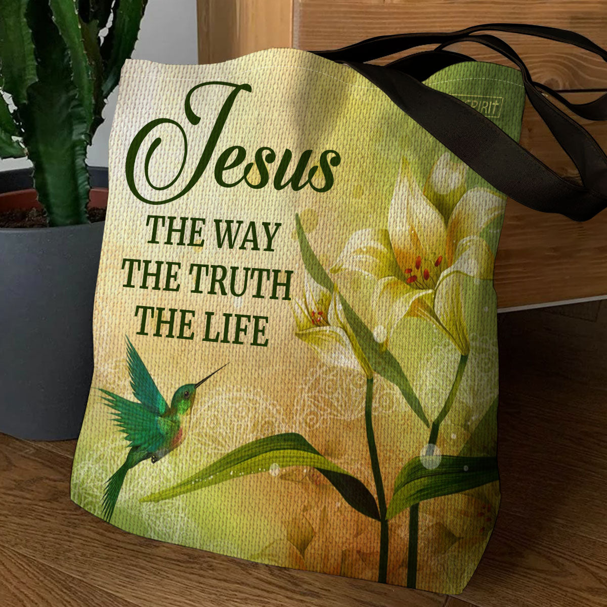 Beautiful Christian Tote Bag - Jesus The Way The Truth The Life H06