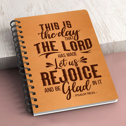 Jesuspirit | Psalm 118:24 | This Is The Day That The Lord Has Made | Flower Spiral Journal | Inspirational Gifts For Christian People SJH725