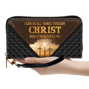 Limited Clutch Purse - I Can Do All Things Through Christ CP11