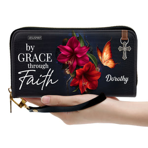 By Grace Through Faith - Special Personalized Clutch Purse H14