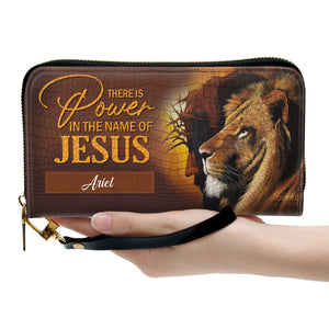 Must-Have Personalized Clutch Purse - There Is Power In The Name Of Jesus H16