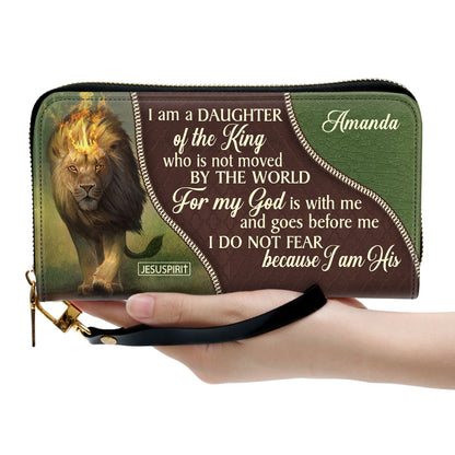 Awesome Personalized Clutch Purse - I Am A Daughter Of The King HIM317