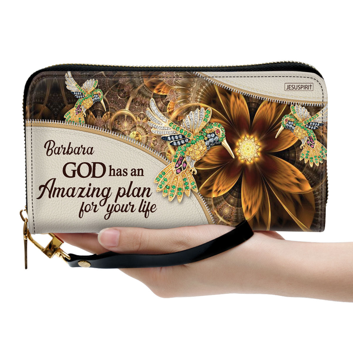 Lovely Personalized Clutch Purse - God Has An Amazing Plan For Your Life NUH276