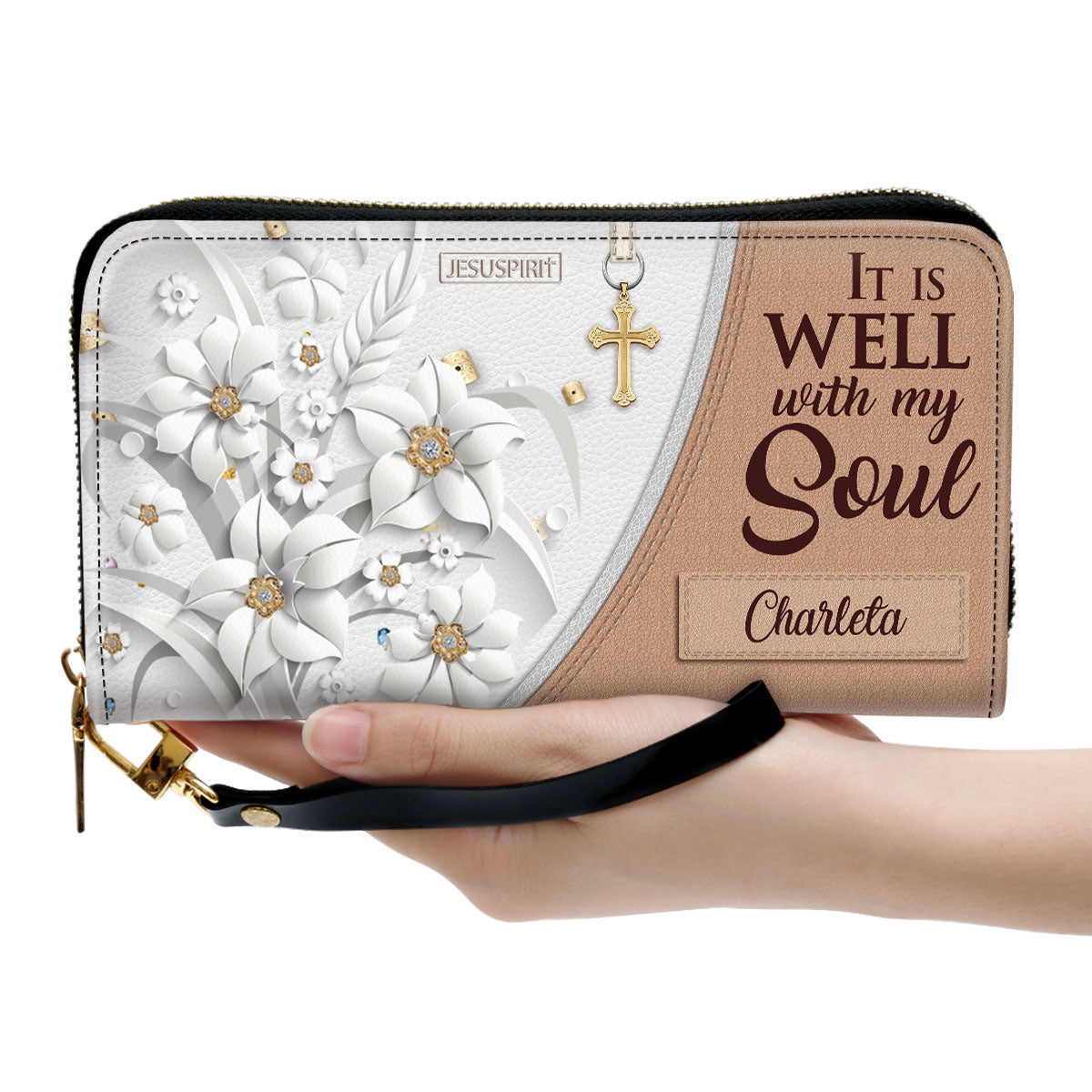 It Is Well With My Soul - Special Personalized Butterfly Clutch Purse NUH336