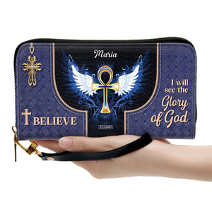 I Believe I Will See The Glory Of God - Special Personalized Clutch Purse NUH446