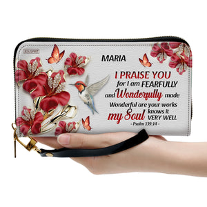 Unqiue Personalized Clutch Purse - Wonderful Are Your Works NUH454
