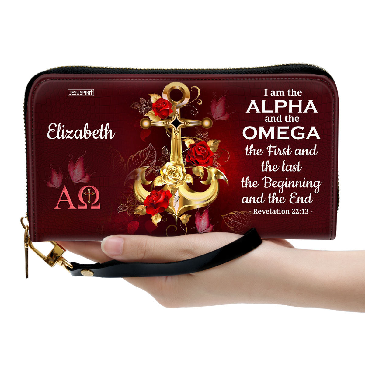 Must-Have Personalized Clutch Purse - I Am The Beginning And The End NUH455