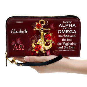 Must-Have Personalized Clutch Purse - I Am The Beginning And The End NUH455
