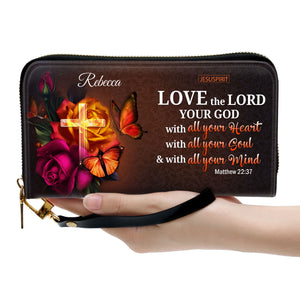 Must-Have Personalized Clutch Purse - Love The Lord Your God With All Your Heart NUH469