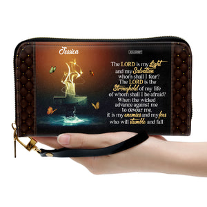 Must-Have Personalized Clutch Purse - The Lord Is The Stronghold Of My Life NUM481