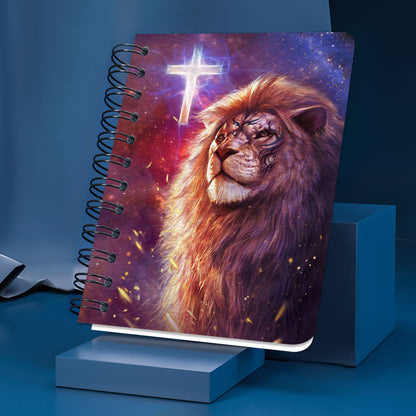 Jesuspirit Spiral Journal | Inspirational Gifts For Christian Friends | Psalm 130:5 | Lion & Cross SJH735