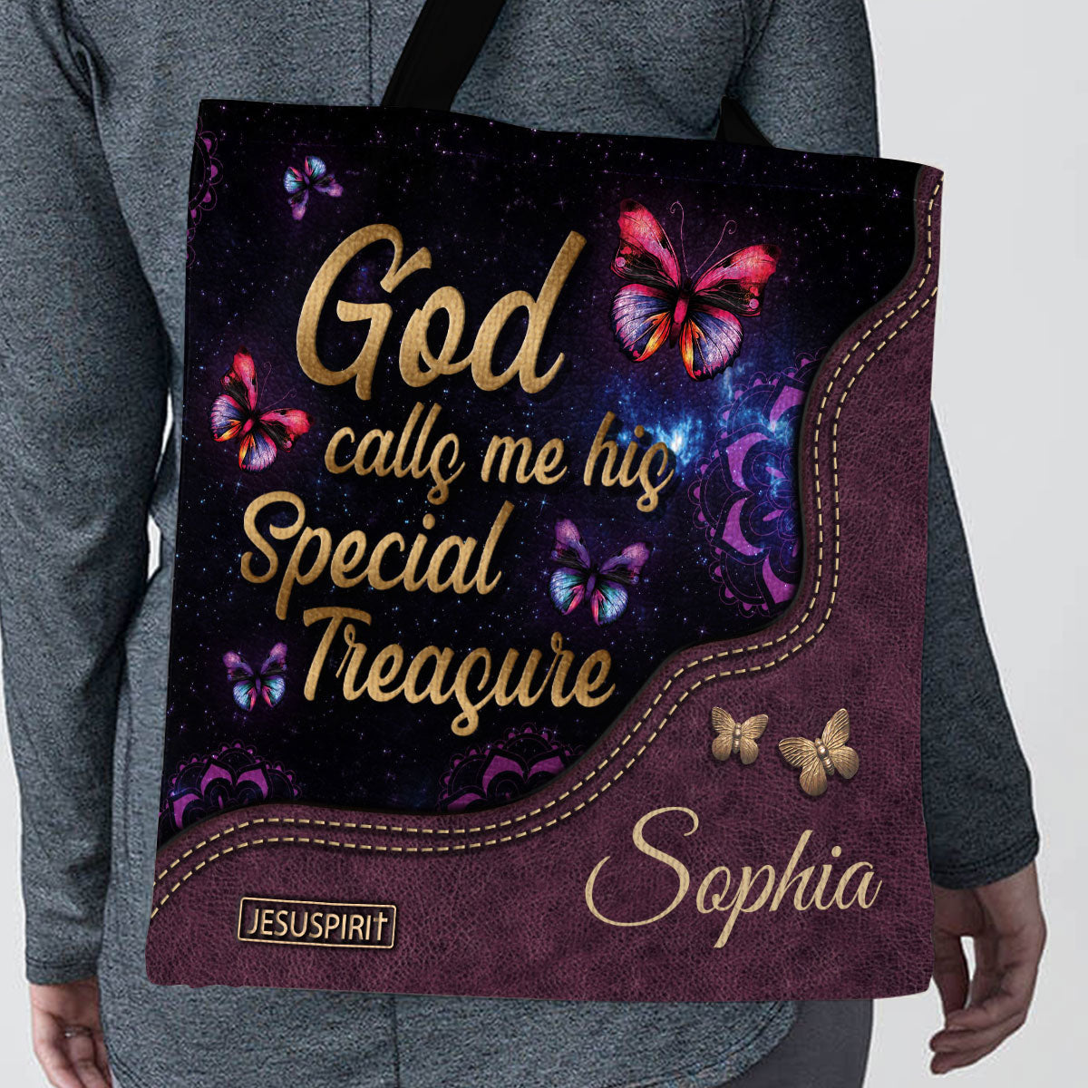 God Calls You His Special Treasure - Pretty Personalized Tote Bag AHN234