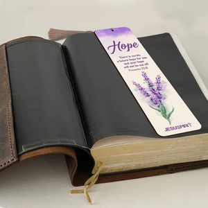 Faith Hope Love - Pretty Personalized Wooden Bookmarks HN33