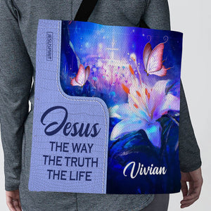 Awesome Personalized Tote Bag - Jesus The Way The Truth The Life H13