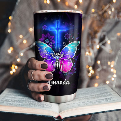 Jesuspirit | Personalized Stainless Steel Tumbler 20oz | 1 Corinthians 16:14 | Let All That You Do Be Done In Love SSTH707