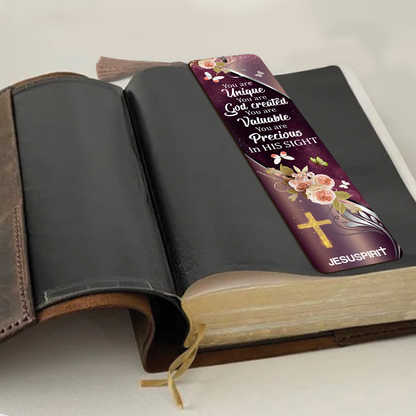 You Are God Created - Beautiful Personalized Wooden Bookmarks BM43