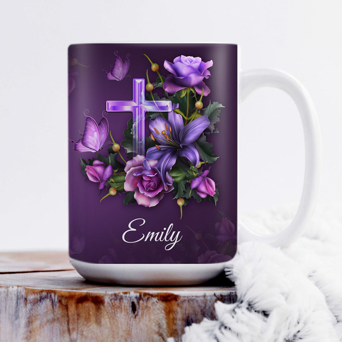 Believe That You Have Received It - Unique Personalized White Ceramic Mug NUH485